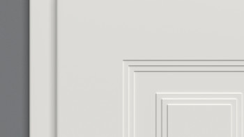 planeo Porte intérieure laquée Laque 2.0 - Henno 9010 Laque blanche