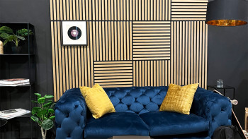 planeo Panneau acoustique - MixWall Timber Solid Flare Oak 52 x 104 cm | Placage en bois véritable (PLMW-00411A)