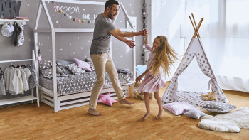 Wicanders parquet liège clipsable - Go4Cork Desire - Parquet en liège noble plaqué