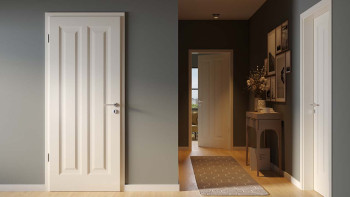 planeo Porte intérieure laquée Laque 2.0 - Heimo 9010 Laque blanche