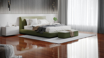 Stratifié planeo - BlueLine Plateau Merbau High gloss (L100P2916HG)