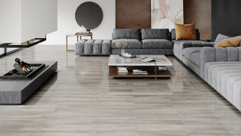 Stratifié planeo - BlueLine chêne blanc brillant (L100P4187HG)