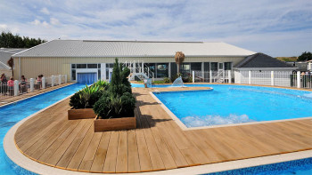 planeo Authoria PureBoard Plancher de terrasse massif - Copper Nature Oak 3.6m structuré