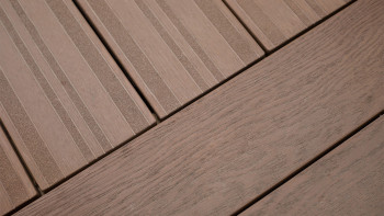 planeo Authoria PureBoard Plancher de terrasse massif - Copper Nature Oak 3.6m structuré