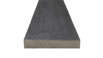 planeo Authoria PureBoard Plancher de terrasse massif - Dark Natural 3.6m structuré