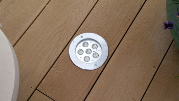 planeo Authoria PureBoard Plancher de terrasse massif - Light Natural Oak 3.6m structuré