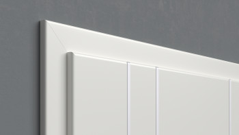 planeo Porte intérieure laquée Laque 2.0 - Lando 9016 Laque blanche