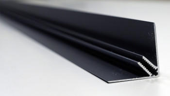 planeo Fassado - Profilé de finition d'angle extérieur en aluminium noir 2.90m