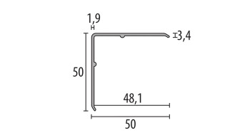 planeo Cornière de protection d'angle 250cm
