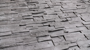 planeo panneau de façade aspect pierre - NoviStone Anthracite 1054 x 334 mm
