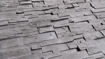 planeo panneau de façade aspect pierre - NoviStone Anthracite 1054 x 334 mm