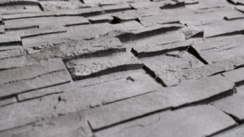 planeo panneau de façade aspect pierre - NoviStone Anthracite 1054 x 334 mm