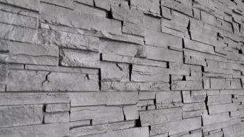 planeo panneau de façade aspect pierre - NoviStone Anthracite 1054 x 334 mm