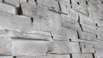 planeo panneau de façade aspect pierre - NoviStone Basalt 1054 x 334 mm