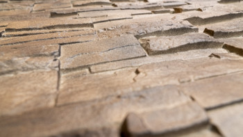 planeo panneau de façade aspect pierre - NoviStone Brownstone 1054 x 334 mm