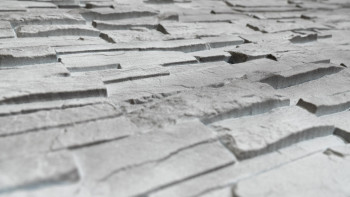 planeo revêtement mural  aspect pierre - NovikStone DS Travertin - 1054 x 334 mm