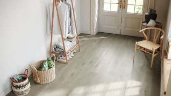 planeo Vinyle à coller - Objet Woodline Chêne gris clair | Grain synchronisé (PLDD2570-EHE)