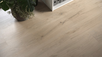 planeo Vinyle à coller - Objet Woodline Chêne Crème | Grain synchrone (PLDD2570-KER)