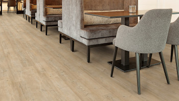 planeo Vinyle à clic rigide - FlexCore 55 Biscuit Oak | Isolation phonique intégrée (plfc-5101FS55)