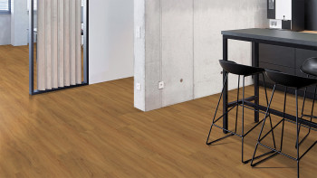 planeo Vinyle à clic rigide - FlexCore 30 Caramel Oak | Isolation phonique intégrée (plfc-5301FS30)