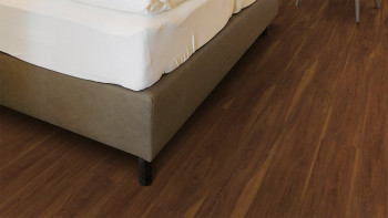 planeo Vinyle à clic rigide - FlexCore 30 Middle Walnut | Isolation phonique intégrée (plfc-5350FS30)