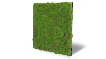 planeo Panneau acoustique - MixWall Moss Mood Forest Green Bulk 52 x 52 cm | Mousse artificielle (PLMW-20211C)