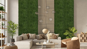 planeo Panneau acoustique - MixWall Timber Touch Flare Oak 52 x 52 cm | Placage en bois véritable (PLMW-00011A)
