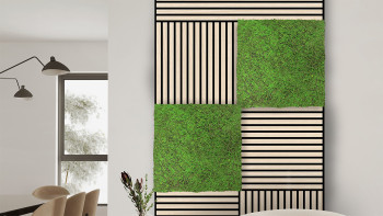planeo Panneau acoustique - MixWall Timber Touch Althea Oak 52 x 52 cm | Placage en bois véritable (PLMW-10011A)