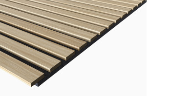 planeo Panneaux acoustiques - chêne naturel - 2400 x 525 x 18mm (PU-A-012)