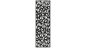 planeo Gardence - Elément design Triangle anthracite | DB703 60 x 180cm