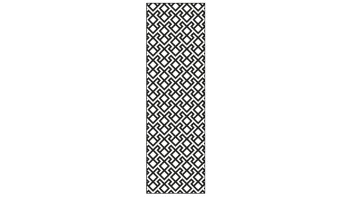 planeo Gardence - Elément design Abstract Anthracite | DB703 60 x 180cm