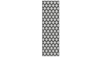 planeo Gardence - Elément design Oriental Anthracite | DB703 60 x 180cm