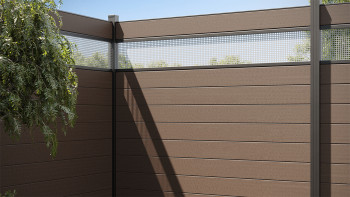 planeo Gardence Strong - Clôture composite Carré Terra