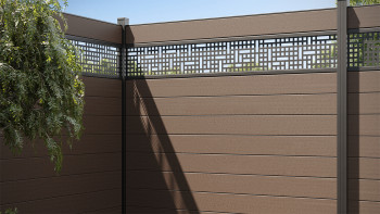 planeo Gardence Strong - Clôture composite Carré Terra