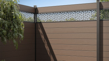 planeo Gardence Strong - Clôture composite Carré Terra