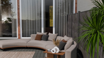 planeo Gardence Resistant - Clôture à emboîter HPL gris anthracite 180 x 183 cm