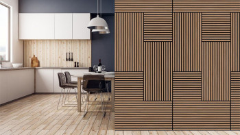 planeo Panneau acoustique - MixWall Timber Solid Ravon Oak 52 x 104 cm | Placage en bois véritable (PLMW-30411A)