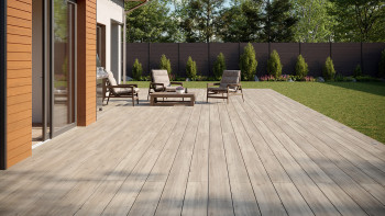 planeo TitanBoard HPL - lame de terrasse chêne rouge light