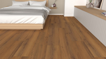 planeo Sol design à clipser - Eco Home&Health Rustic Oak Brown | Isolation phonique intégrée (LO-EK-02)
