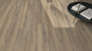 planeo Sol design à clipser - Eco Home&Health Rustic Oak Grey | Isolation phonique intégrée (LO-EK-04)