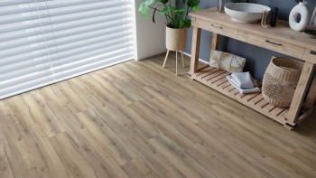 planeo Sol design à clipser - Eco Home&Health Rustic Oak Grey | Isolation phonique intégrée (LO-EK-04)