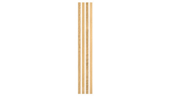 Skaben Panneau acoustique SilentWall Easy-Sticks - Chêne brun clair - 250 x 3,45 cm