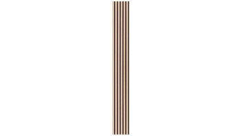 Skaben Panneau acoustique SilentWall Comfort - Chêne brun clair - 250 x 30 cm