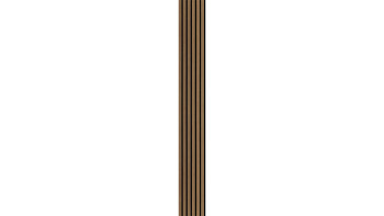 Skaben Panneau acoustique SilentWall Comfort - Chêne rustique - 250 x 30 cm