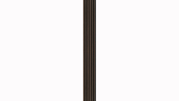 Skaben Panneau acoustique SilentWall Comfort - Chêne Foncé - 250 x 30 cm