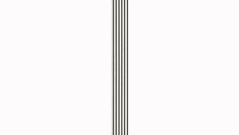 Skaben Panneau acoustique SilentWall Comfort - Chêne blanc - 250 x 30 cm