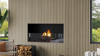 Skaben Panneau acoustique SilentWall Comfort Light - Chêne brun clair - 250 x 30 cm