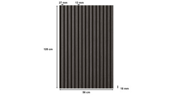 Skaben Panneau acoustique SilentWall - Chêne Naturel Noir