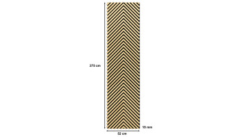 Skaben Panneau acoustique SilentWall - Chevron New Light - 275 x 52 cm