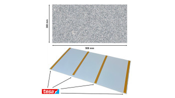 Skaben DesignWall Aqua Revêtement mural plastique - Granit Baalbek 60 x 30 cm
